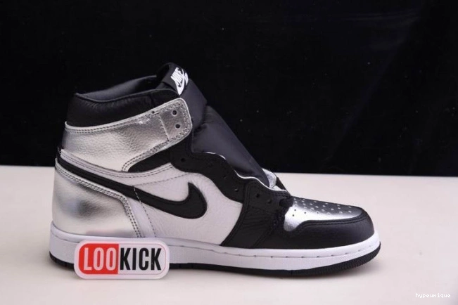 HYPE CD0461-001 SILVER 1 TOE JORDAN HIGH WMNS AIR OG 0724
